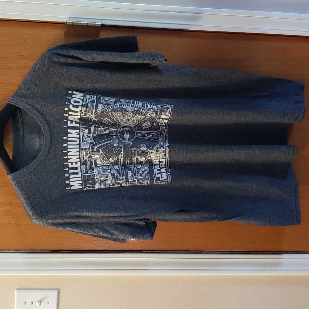 Star Wars Graphic Tee, Men's size XL, Gray (B3)